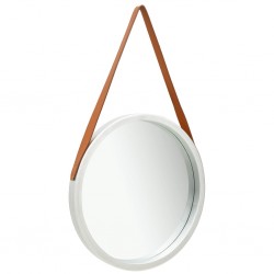 Sonata Стенно огледало с каишка, 50 см, сребристо - Огледала