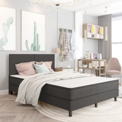 Sonata Боксспринг легло, тъмносиво, текстил, 180x200 см - Легла