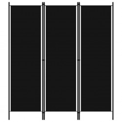 Sonata Параван за стая, 3 панела, черен, 150x180 см - Аксесоари за Всекидневна