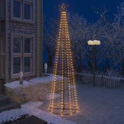 Sonata Коледна елха конус, 400 LED топло бяло, декорация, 100x360 см - Сезонни и Празнични Декорации