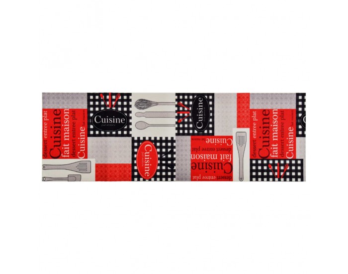 Sonata Кухненско килимче, перимо, надпис Cuisine, 45x150 см