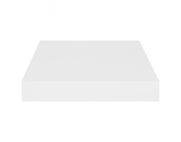 Sonata Окачен стенен рафт, бял, 23x23,5x3,8 см, МДФ