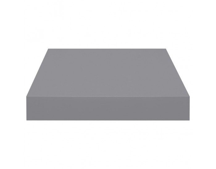 Sonata Окачен стенен рафт, сив, 23x23,5x3,8 см, МДФ