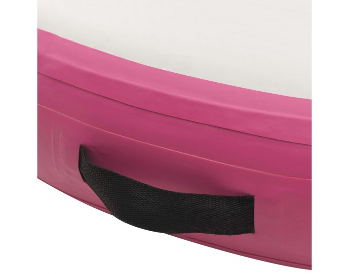 Sonata Надуваем гимнастически дюшек с помпа, 100x100x10 см, PVC, розов