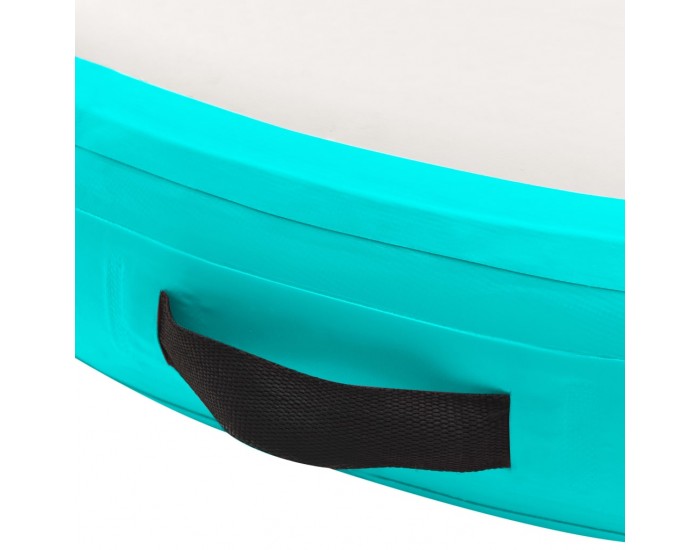 Sonata Надуваем гимнастически дюшек с помпа, 100x100x15 см, PVC, зелен
