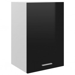 Sonata Висящ шкаф, черен гланц, 39,5x31x60 см, ПДЧ - Кухненски шкафове