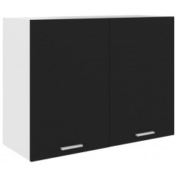 Sonata Висящ шкаф, черен, 80x31x60 см, ПДЧ - Кухненски шкафове