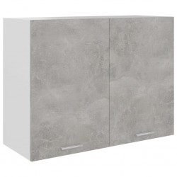 Sonata Висящ шкаф, бетонно сив, 80x31x60 см, ПДЧ - Кухненски шкафове
