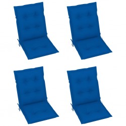 Sonata Възглавници за градински столове 4 бр кралско сини 100x50x7 см - Градински столове