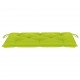 Sonata Възглавница за градинска пейка, светлозелена, 100x50x7 см, плат