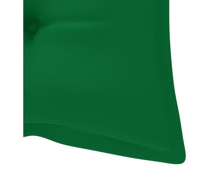 Sonata Възглавница за градинска пейка, зелена, 120x50x7 см, плат