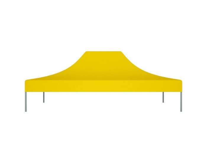Sonata Покривало за парти шатра, 4x3 м, жълто, 270 г/м²