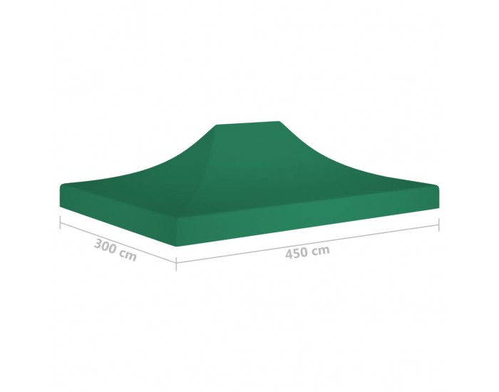 Sonata Покривало за парти шатра, 4,5x3 м, зелено, 270 г/м²
