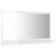 Sonata Огледало за баня, бял гланц, 60x10,5x37 см, ПДЧ