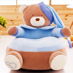 Детски плюшен фотьойл Smart Blue Bear - HIT