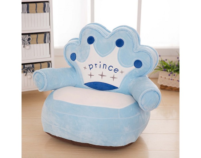 Детски плюшен фотьойл Smart Blue Prince