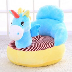 Детски плюшен фотьойл Smart Blue Unicorn - HIT