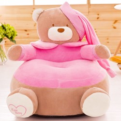 Детски плюшен фотьойл Smart Pink Bear - HIT