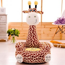 Детски плюшен фотьойл Smart Brown Giraffe - HIT