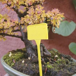 Табелка Nortene Label  15 см, жълт - Аксесоари за градина