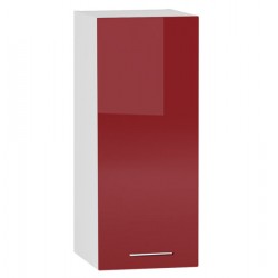 Горен шкаф B 30/72-E20, червен гланц - Кухненски шкафове