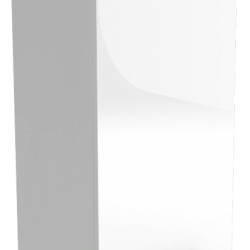 Горен шкаф B 30/72-E20, бял гланц - Кухненски шкафове