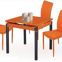 Комплект маса със столове Memo.bg модел Kent BM оранжев - Комплекти маси и столове