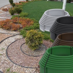 Пластмасов ландшафтен бордюр Кънтри лайн в 3 цвята - Аксесоари за градина