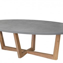  Маса Трапезария EX Home model  Sement Oval - Мебели и Интериор