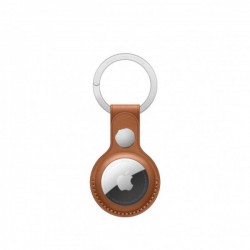 Apple AirTag Leather Key Ring - Saddle Brown mx4m2 - Техника и Отопление