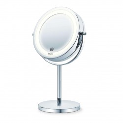 Beurer BS 55 Illuminated mirror, touch sensor, 18 LED light, 7 x zoom, 2 swivering mirrors, 13 cm - Техника и Отопление