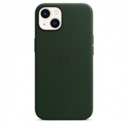 Калъф Apple iPhone 13 Leather Sequoia Green mm173 - Телефони и Таблети