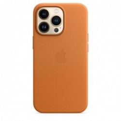 Калъф Apple iPhone 13 Pro Leather Golden Brown mm193 - Телефони и Таблети