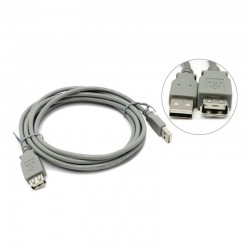 Кабел Hama 200906/30618 USB A-A M-F 3M - Видео и Мултимедия