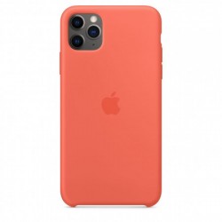 Калъф Apple IPHONE 11 PRO MAX SILICONE CASE ORANGE MX022 - Телефони и Таблети