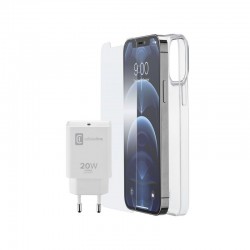 Калъф Cellularline iPhone 12 Pro Max + протектор + зарядно - Телефони и Таблети