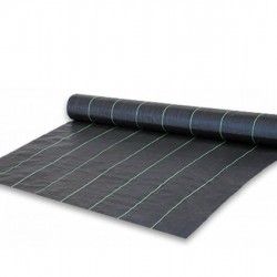 Покривало (агротекстил) от тъкан текстил против плевели Bradas 70гр. PP черно UV, 1,6м х 100м - Bradas